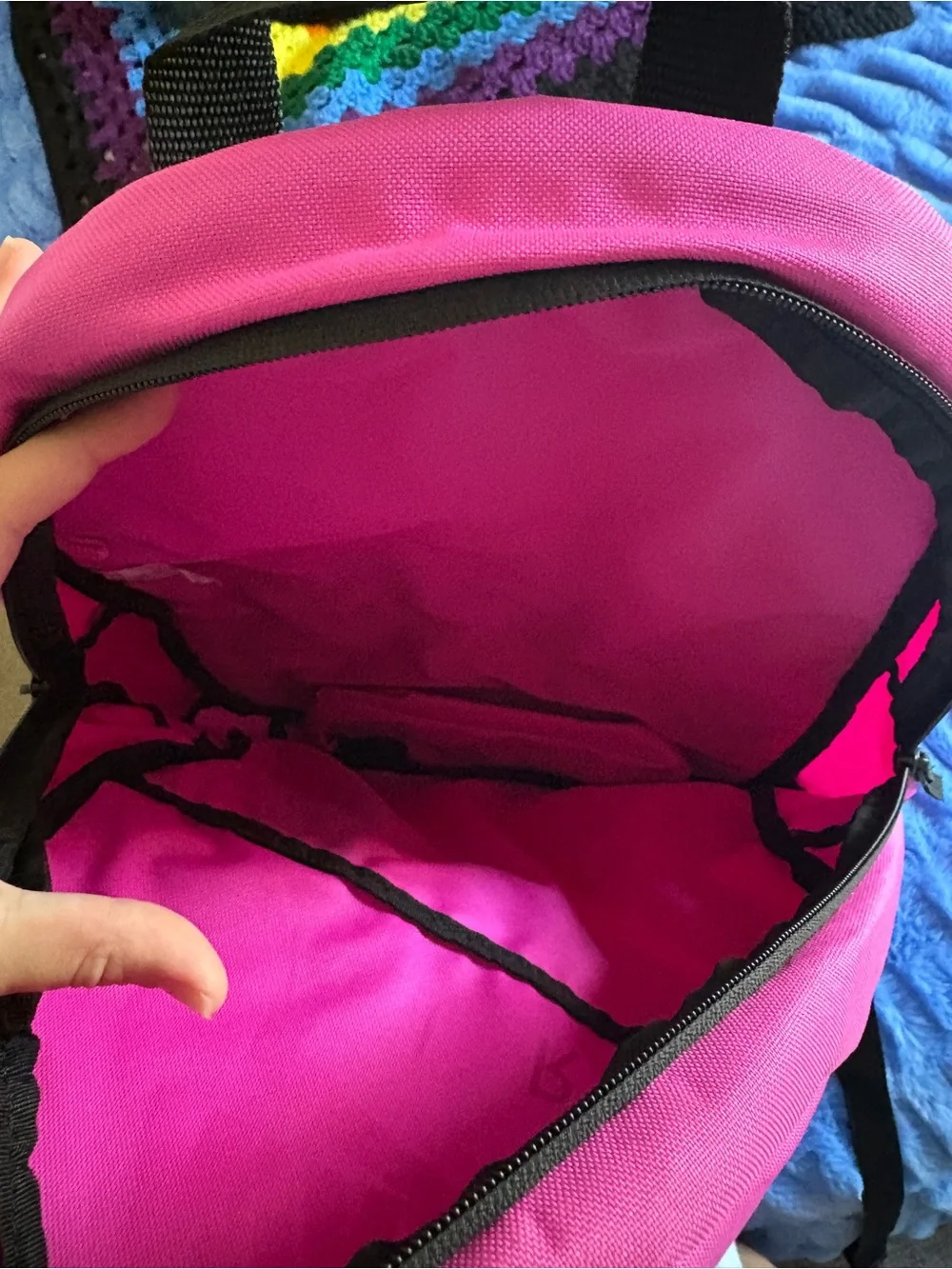 Nike Hot Pink Air Backpack with White Logo